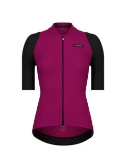Alda Short Sleeve Jersey Etxeondo Woman Magenta/Black