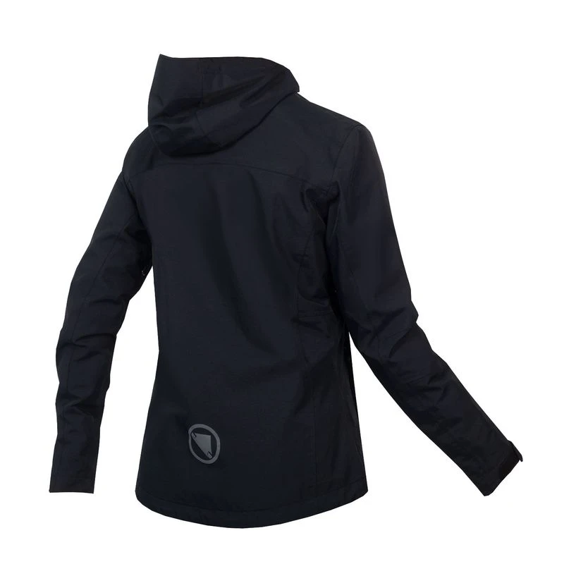 Hummvee Waterproof Jacket Hood Endura Woman Black 2 Hummvee Waterproof Jacket Hood Endura Woman Black - Image 2