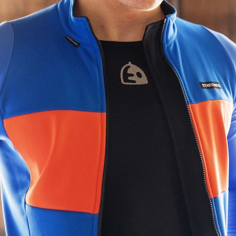 Lur Jacket Etxeondo Man Blue/Naranja 4 Lur Jacket Etxeondo Man Blue/Naranja - Image 4