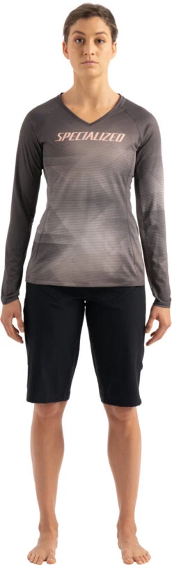 Andorra Air Jersey Specialized Woman Slate/White Mountains Refraction