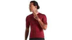 SL R Logo Short Sleeve Jersey Specialized Men Maroon