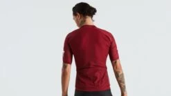 SL R Logo Short Sleeve Jersey Specialized Men Maroon -Bicycle Equipment Store 895005 800 auto