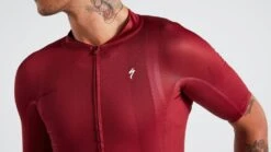 SL R Logo Short Sleeve Jersey Specialized Men Maroon -Bicycle Equipment Store 895006 800 auto