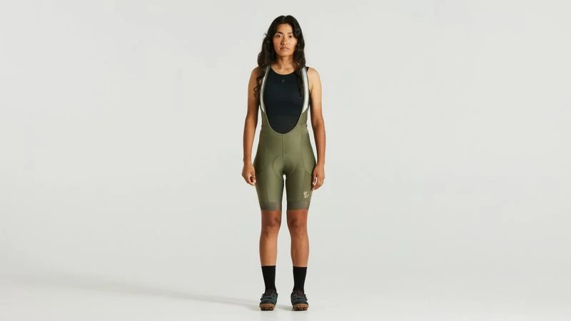 Adventure Swat Bib Short Specialized/Fjällräven Woman Green 1 Adventure Swat Bib Short Specialized/Fjällräven Woman Green
