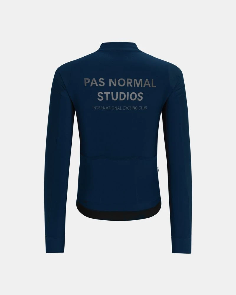 Pas Normal Studios Mechanism Thermal Long Sleeve Jersey Man Navy 2 Pas Normal Studios Mechanism Thermal Long Sleeve Jersey Man Navy - Image 2