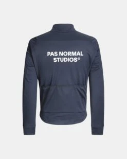 Pas Normal Studios Essential Thermal Long Sleeve Jersey Man Navy -Bicycle Equipment Store 984699 800 auto